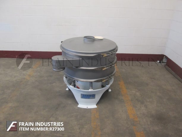 30" Sweco #MX30S66LKWC, single separation vibratory sifter, 6" diameter discharge port, top cover - Image 4