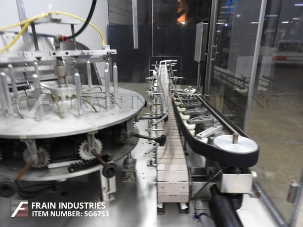 Omega Design #6D-RVP-11, automatic, floor level, rotary, vacuum pocket, bulk bottle unscrambler & orientator - Image 2
