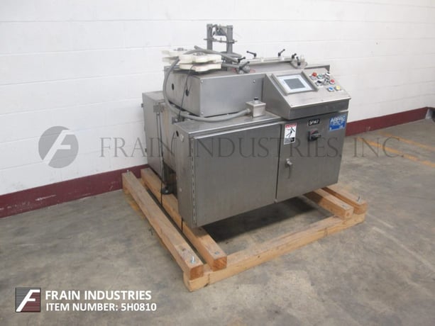 Arpac #70LS, lugged infeed conveyor, with dual star wheel indexing, AB controller, Arpac HMI display and push - Image 5
