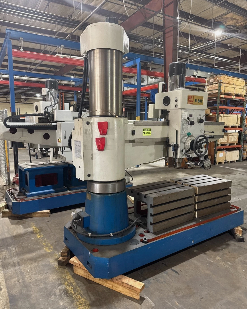 2' -14" Knuth #R-60V, radial arm drill - Image 3