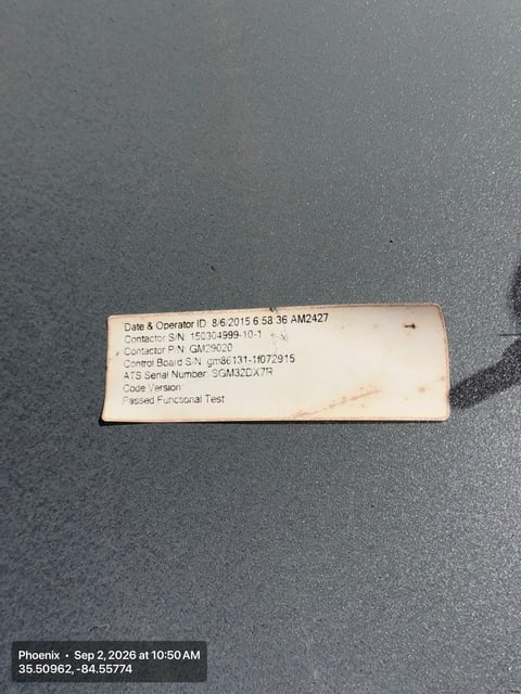 400 Amp. Kohler, Automatic Transfer Switch, 480/277 Volts, 3-pole, open transition, Decision-Maker MPAC 1500 - Image 4
