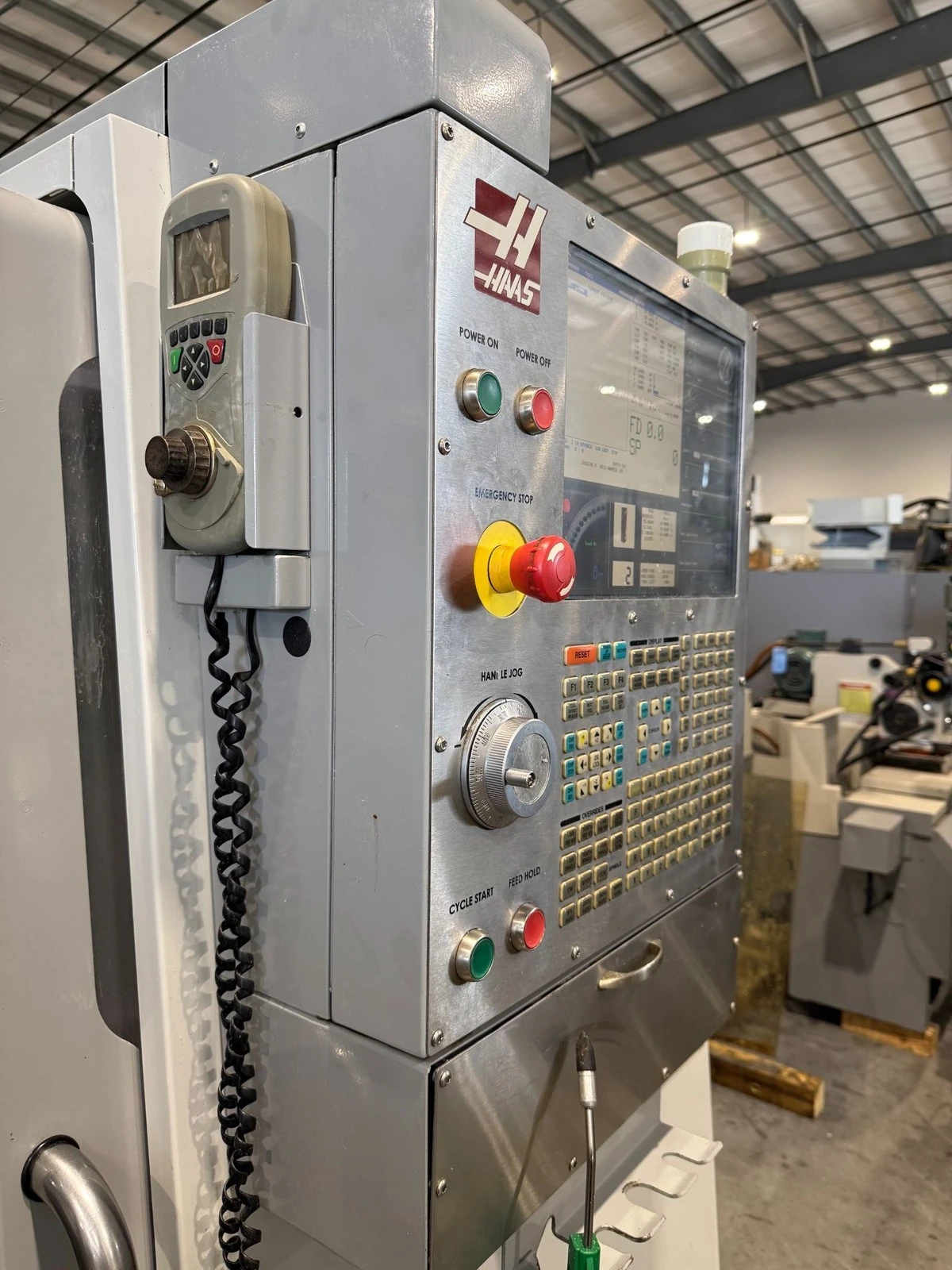 Haas #VF-3BYT, 4-Axis CNC Vertical Machining Center, 40" X, 26" Y, 25" Z, 54" x 24" table, 30 HP, 7500 RPM - Image 9