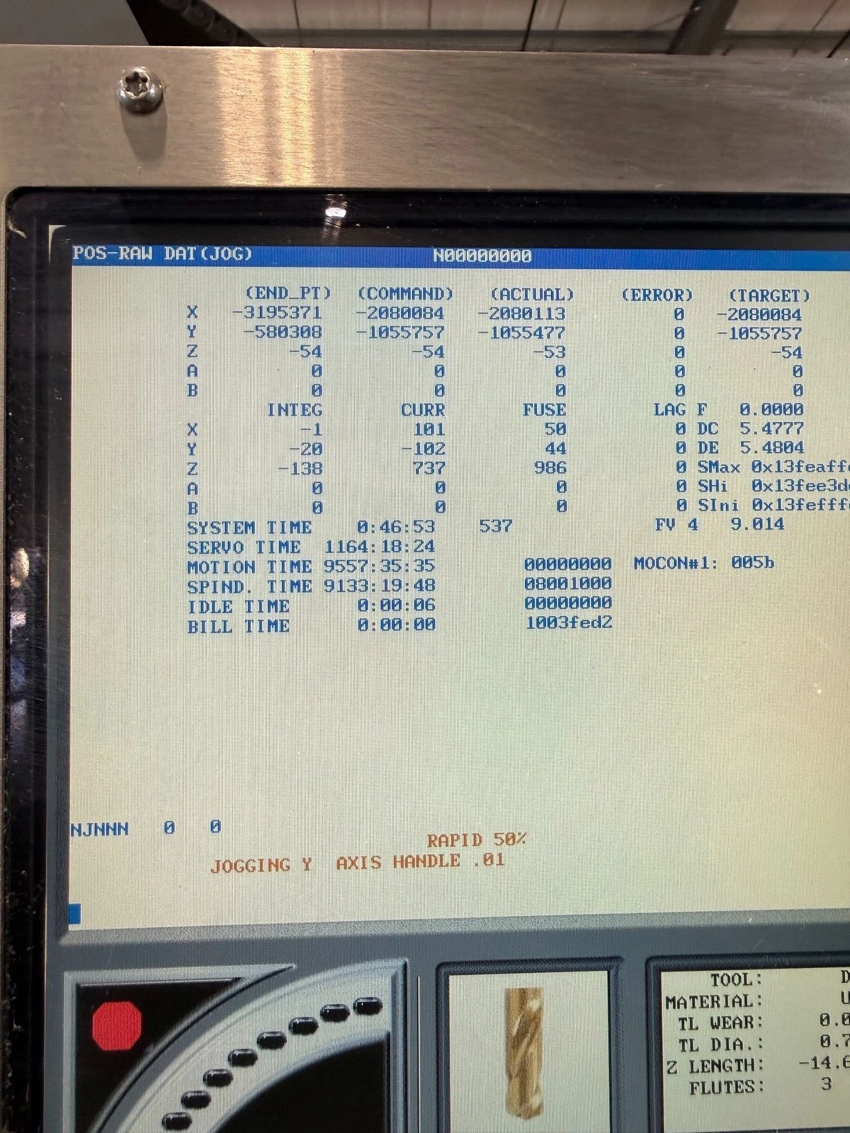 Haas #VF-3BYT, 4-Axis CNC Vertical Machining Center, 40" X, 26" Y, 25" Z, 54" x 24" table, 30 HP, 7500 RPM - Image 10