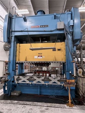 440 Ton, Niagara #SC2-400-120-60, straight side double crank press, 12" stroke, 40" Shut Height, 14" adj., 50 - Image 2