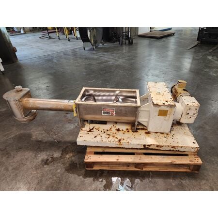 5" Acrison #140-0-P, volumetric screw feeder, 304 Stainless Steel, 2 cu.ft. hopper, 120 RPM, 2 HP, 230/460 - Image 4