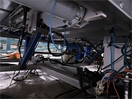 Vetromac #SA-40-26, automatic float glass cutting table, 157" x 102" max. glass, 3/4" thick, 656 FPM, air - Image 8