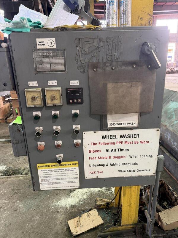Proceco #LWSW-30-S, top load locomotive wheel parts washer - Image 4