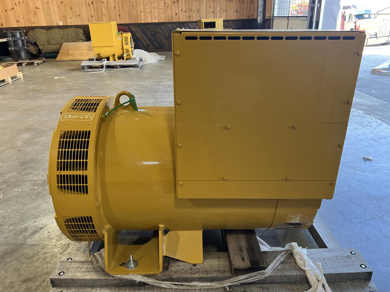 512 KW, Caterpillar #LC6124F, generator end with 12 wire reconnectable, 480 Volts, sound attenuated enclosure - Image 1