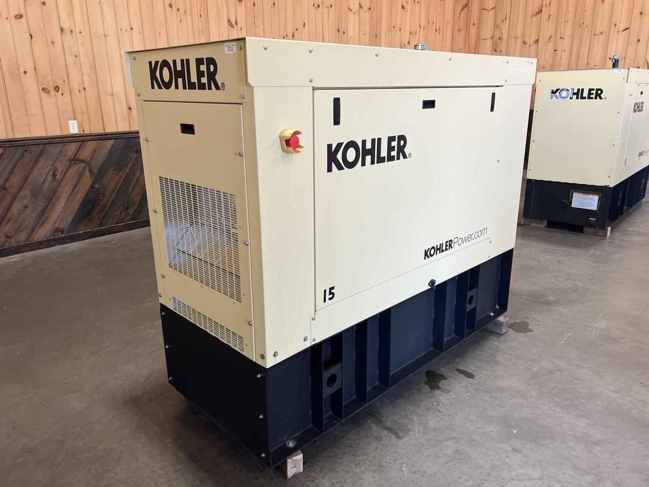 15 KW Kohler #15REOZK, diesel generator set, 120/240 Volts, 1-phase, sound attenuated enclosure, EPA Tier 3 - Image 2