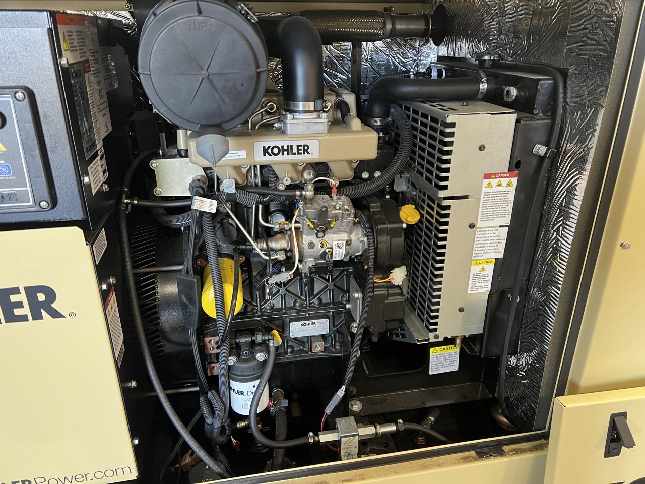 15 KW Kohler #15REOZK, diesel generator set, 120/240 Volts, 1-phase, sound attenuated enclosure, EPA Tier 3 - Image 6