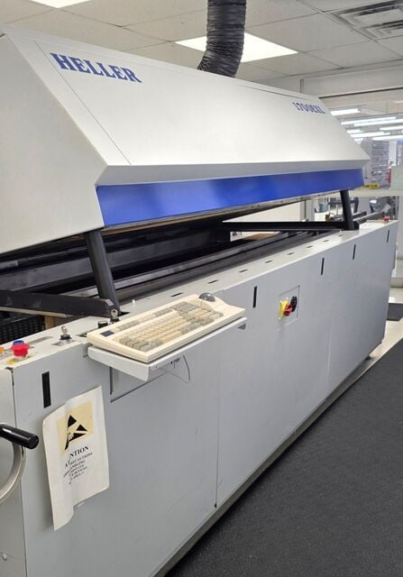 Quad, complete inline SMT production line, #UP100 stencil printer, #IV-C/90 & #QSP-2-Plus pick and place - Image 3