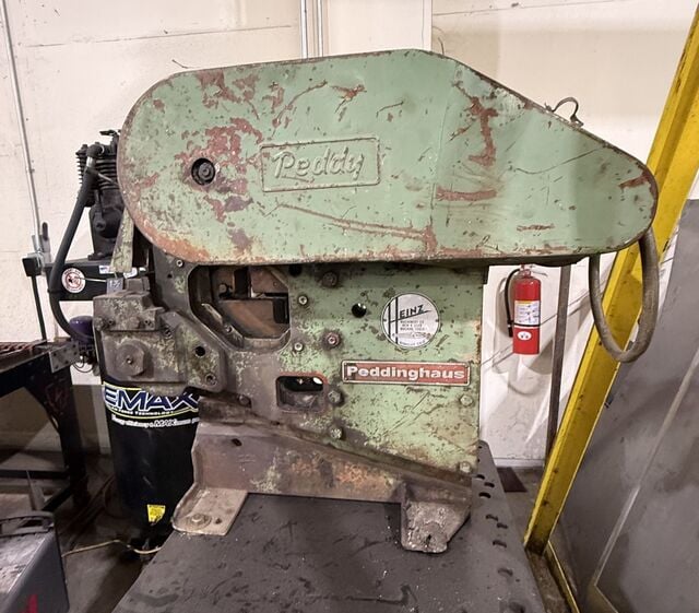 Peddinghaus #Peddy, ironworker, 38 ton, angle/section shearing station, flat bar & profile cutting station - Image 2