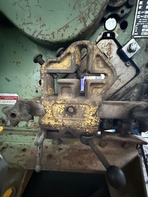 Peddinghaus #Peddy, ironworker, 38 ton, angle/section shearing station, flat bar & profile cutting station - Image 7