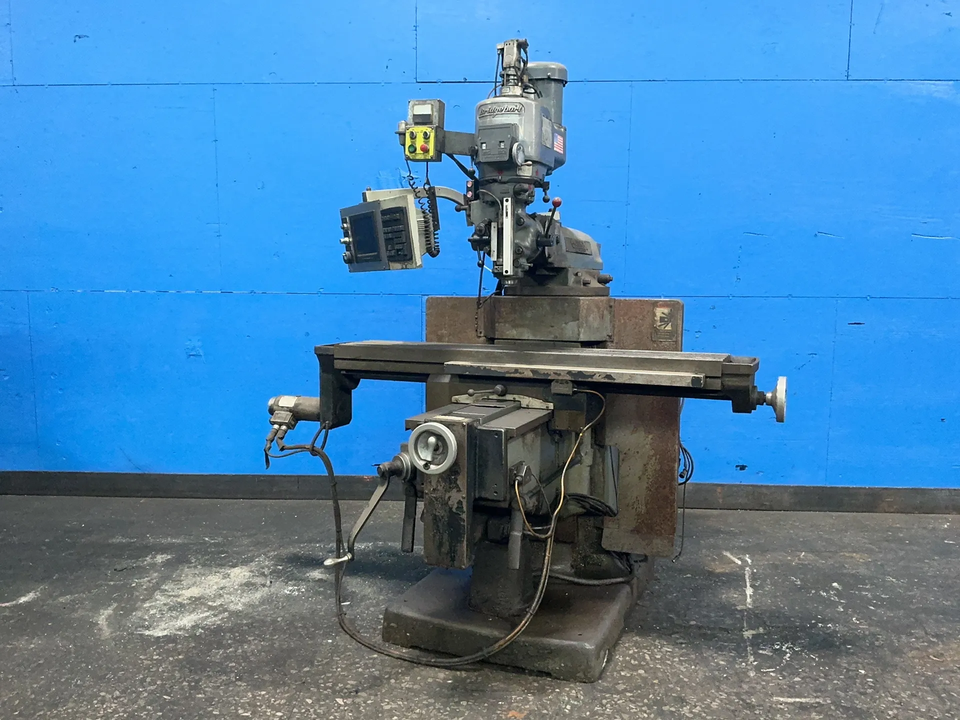 Bridgeport, vertical mill, 11" x 58" table, digital read out, 4 Amps, 480 V. - Image 5