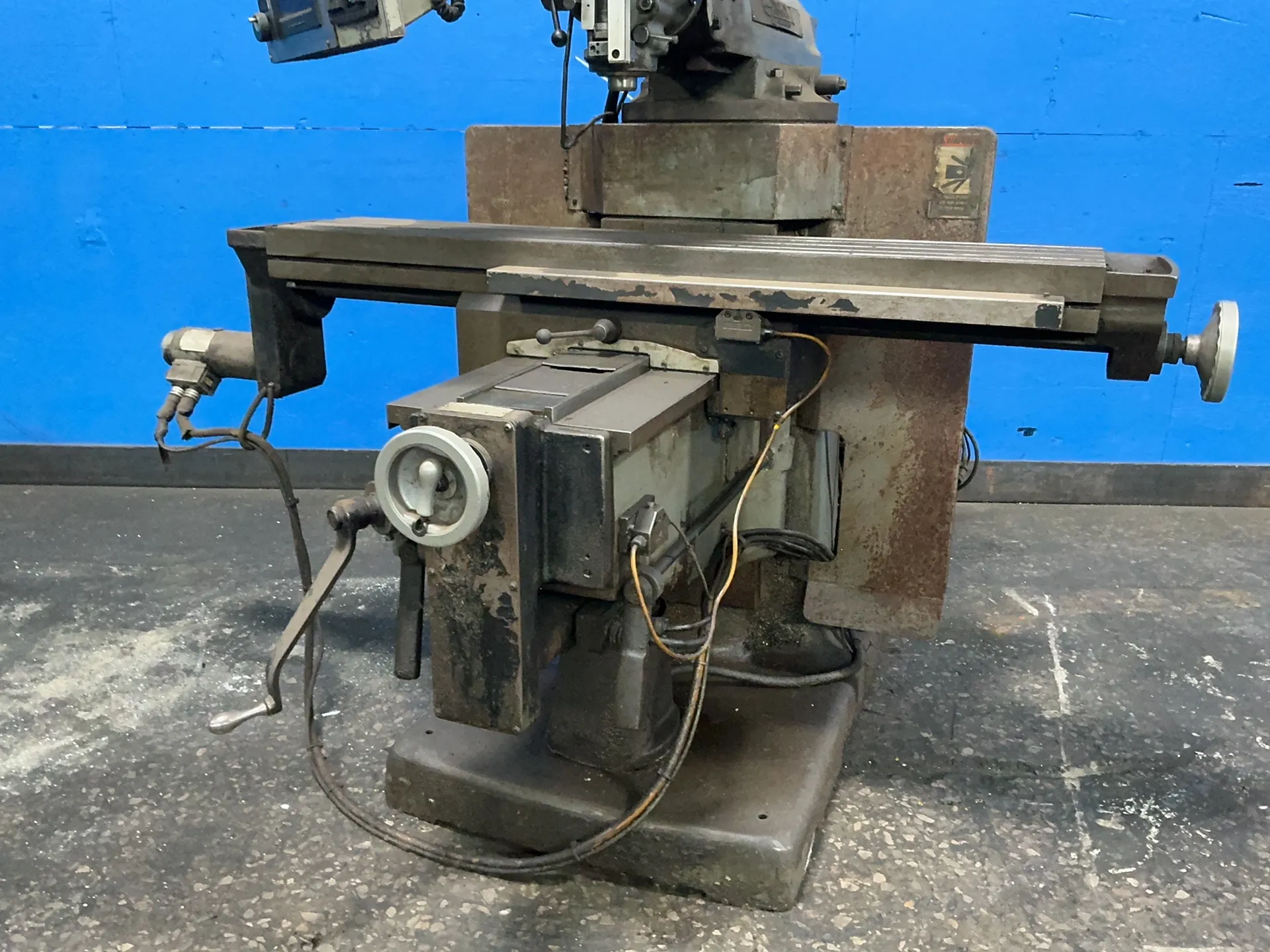 Bridgeport, vertical mill, 11" x 58" table, digital read out, 4 Amps, 480 V. - Image 6