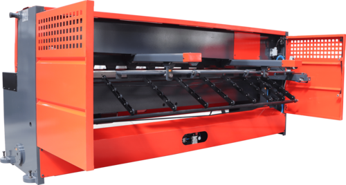 10 gauge x 10' RMT #C-FAB-10M10NC, mechanical power squaring shear, high speed direct drive, 30" NC back - Image 5
