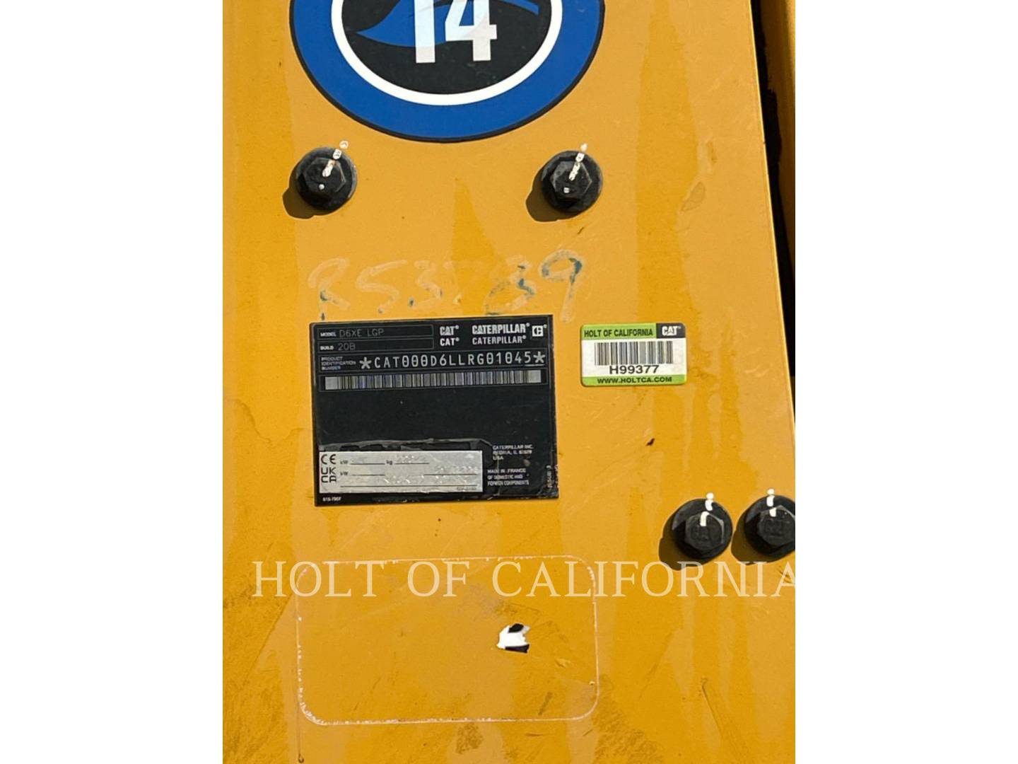 Caterpillar D6-20XEVP, 1790 hours, S/N: LRG01045, 2022 - Image 6