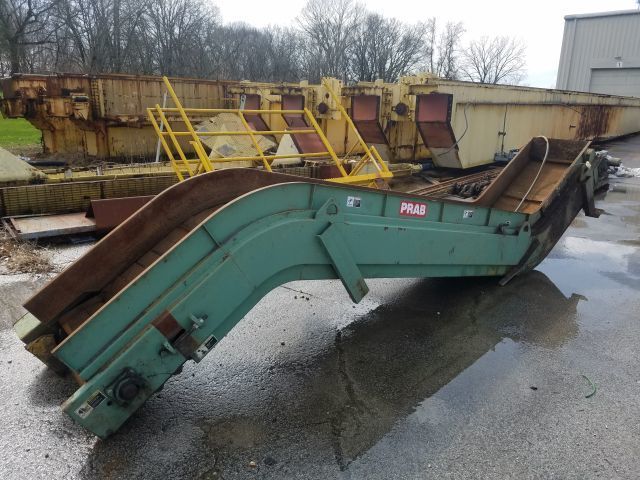 22" x 204" Prab, magnetic conveyor, 3' infeed length, 1.5 HP, s/n #C10617AA, #13663JC - Image 1