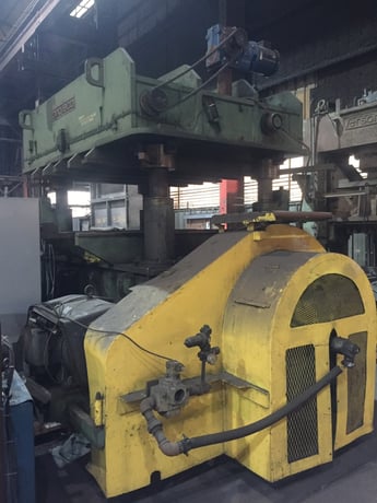 500 Ton, Pro-Eco #MCP-50043676180, 4-post cut off press, 23" die clearance, 100 HP, 1982 - Image 2