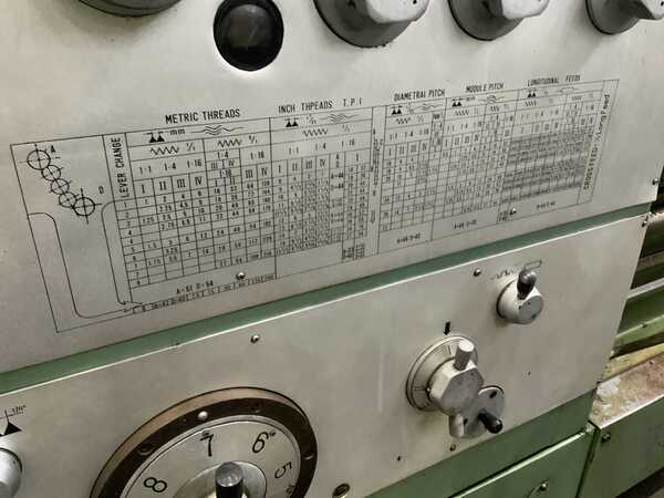 32" x 120" Timemaster, gap bed engine lathe, 40" swing in gap, 19-7/8" swing over cross slide, 4-1/8" bore - Image 5