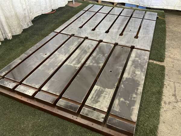 64-1/2" x 104" x 6-1/2", T-slotted plate, (6 available) T-slots - Image 2