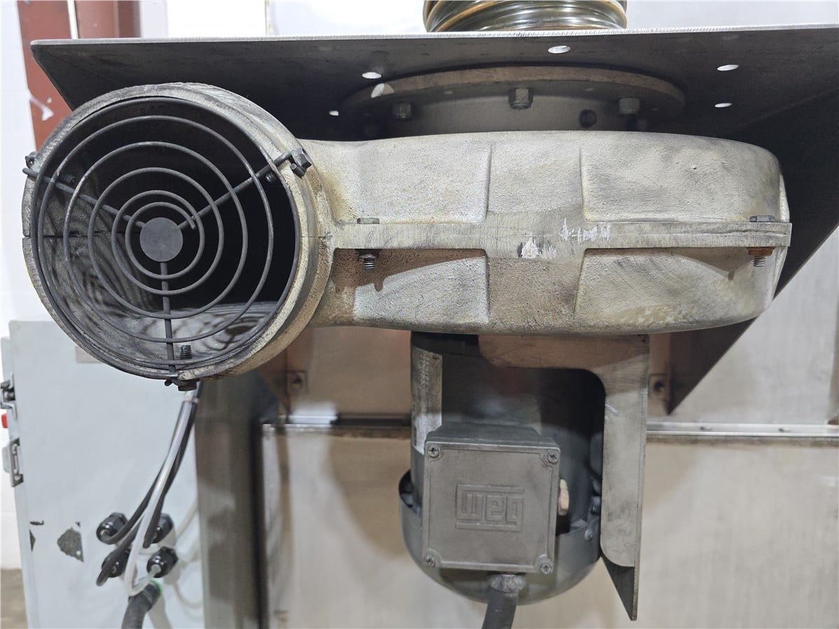 Coperion, stainless steel manual bag dump station, integral dust collection, extraction blower, conical - Image 6
