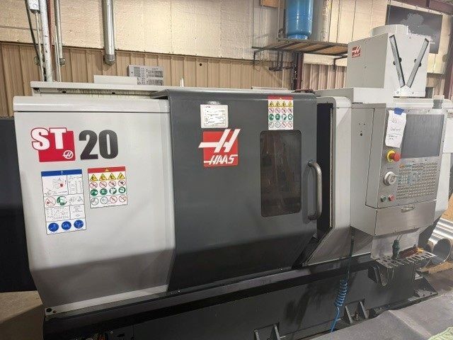 Haas #ST-20, CNC lathe, 21" swing, 10" chuck, 2.5" bar, 3.5" bore, 11.8" diameter, 22.5" length, 4000 RPM, 20 - Image 1