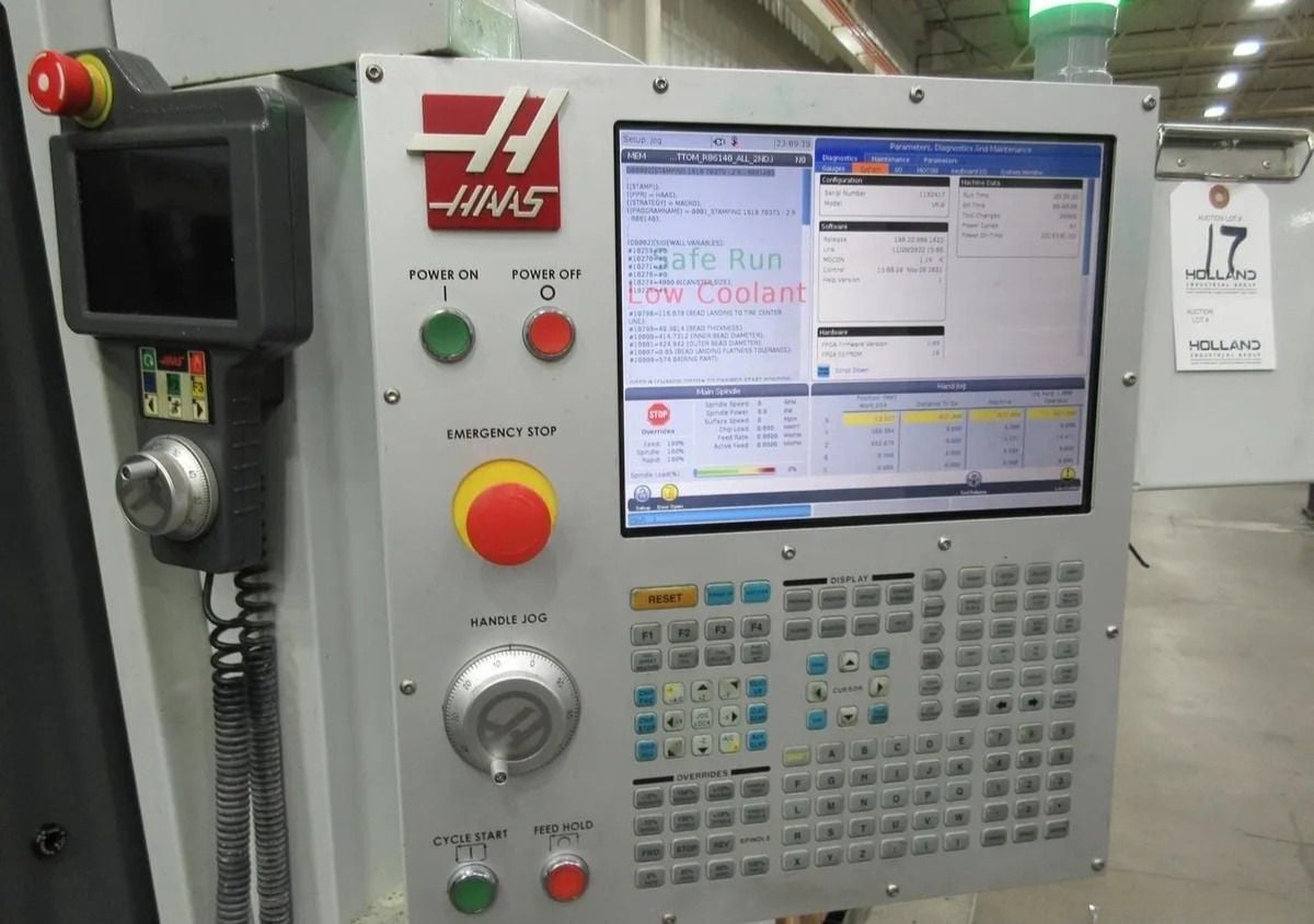Haas #VR-8, 5-Axis CNC vertical machining center, 50 automatic tool changer, 64" X, 40" Y, 42" Z, 64" x 36" - Image 9