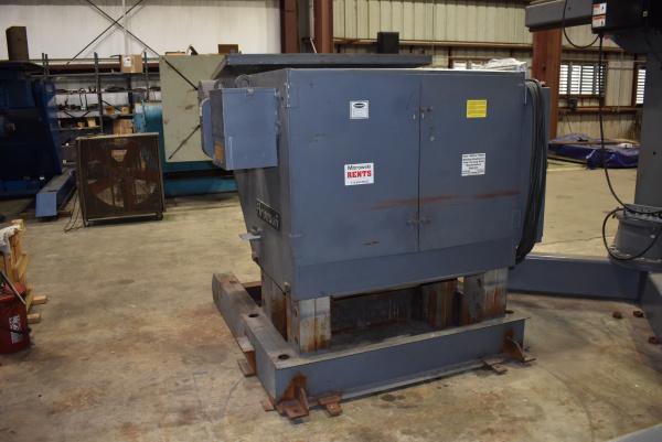 24000 lb. Aronson #HD-240A, welding positioner, 54" square table, powered gear tilt, variable speed rotation - Image 3