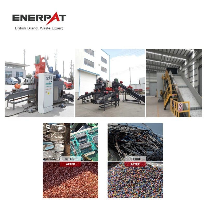 Enerpat #WG-800S, Copper Cable Granulator, 7-12 TPD, 90 KW - Image 6