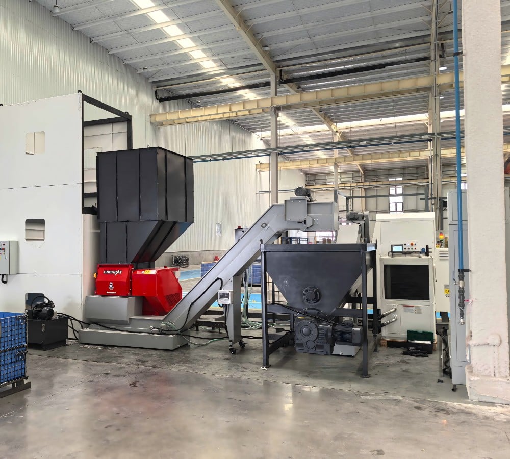 No. BM-D1090 Enerpat, Aluminum Briquette Machine, Double Output, 100 Ton - Image 3