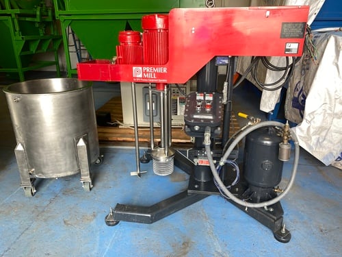 Premier Mill #PSDM-55, Submersible Basket Media Mill, 10 HP mill motor, 2 HP mixer motor, 208 V., 3 Ph. - Image 1