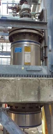 Parker Fulflo #35721B-4SF19-4-3FK1, 9 @ 40" long vertical cartridges, 304 Stainless Steel housing, 150 psi - Image 1