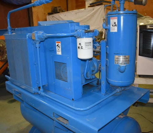 57 cfm, 100 psig, Quincy Northwestern #F15-V, Rotary Screw Air Compressor, 15 HP, 460 V., electrical panel - Image 4