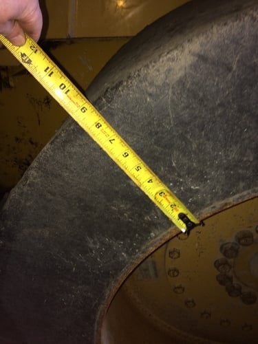 20-3/4" width Setco #R74754, Solid Cushion Tire Wheels, 34" inside diameter, 9-1/2" center hole, fits - Image 7