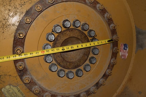 20-3/4" width Setco #R74754, Solid Cushion Tire Wheels, 34" inside diameter, 9-1/2" center hole, fits - Image 10
