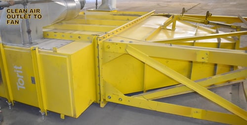Donaldson Torit #30HPH, Dust Collector, pulse jet, (30) filter bags, 303 sq.ft., 19" fan inlet, 20 HP LMC - Image 5