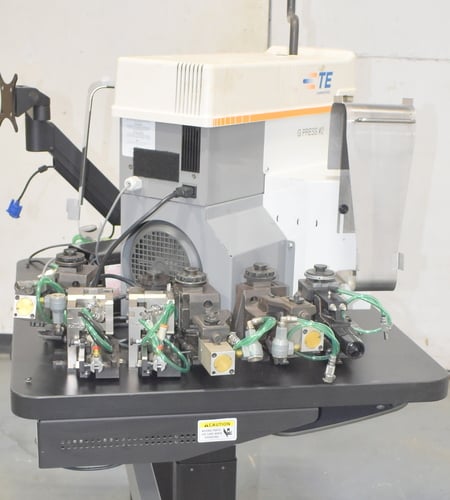 TE Connectivity #2217000-1-B, Model G II Terminator Wire Crimping Machine, benchtop, 240 V., 3 Amps, 1 Ph. - Image 3