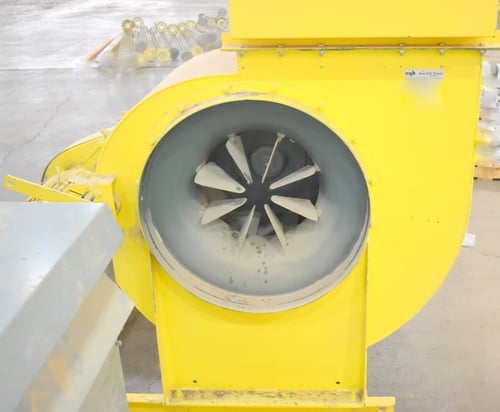9000-10000 cfm Donaldson Torit #81-MBT-8, Baghouse Dust Collector, 1,039 sq.ft., 30 HP New York Blower fan - Image 9