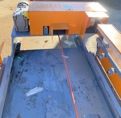 Newman #LS1044-2HD-C-18, Shaving Mill, (2) 75 HP cutter head motors, 10 HP cable drive motor, (2) 3/4 HP - Image 4