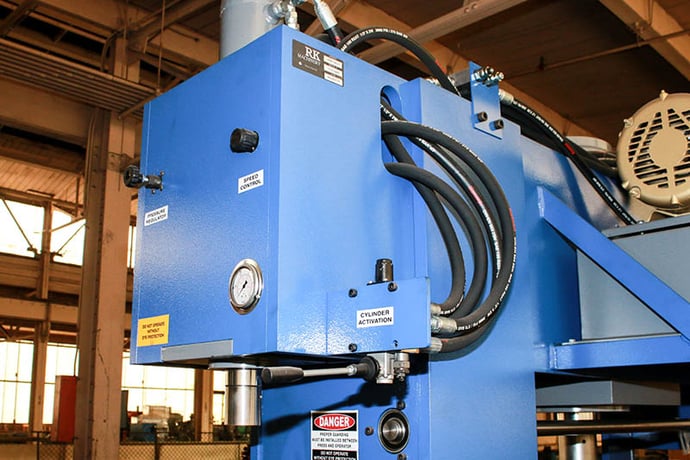 150 Ton, Press Master #HFBP-150/20XWMWH, H-frame, 16" stroke, 36.5" DL, #150683 - Image 6