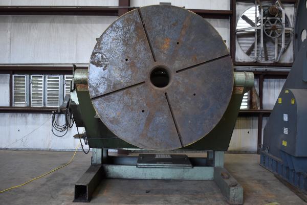 40000 lb. Aronson #HD400A, welding positioner, variable speed rotation, powered gear tilt, hand pendant - Image 2