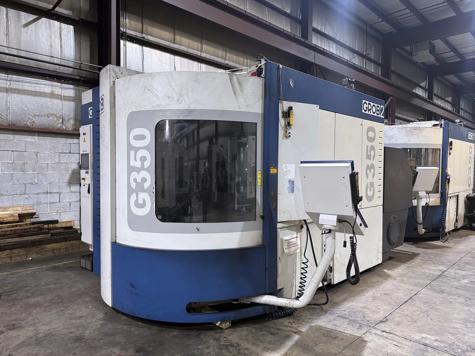 Grob #G350, CNC horizontal machining center, 5-Axis, 99 automatic tool changer, 23.6" X, 33.6" Y, 29.5" Z - Image 2