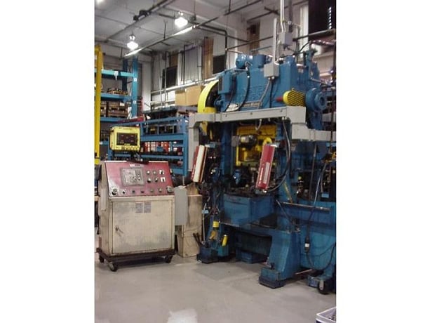 45 Ton, Minster #P2-45, 36" x 25" bed, 2" stroke, 0-240 SPM, 12" Shut Height, Wintriss SmartPAC - Image 1