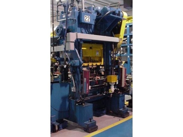 45 Ton, Minster #P2-45, 36" x 25" bed, 2" stroke, 0-240 SPM, 12" Shut Height, Wintriss SmartPAC - Image 2