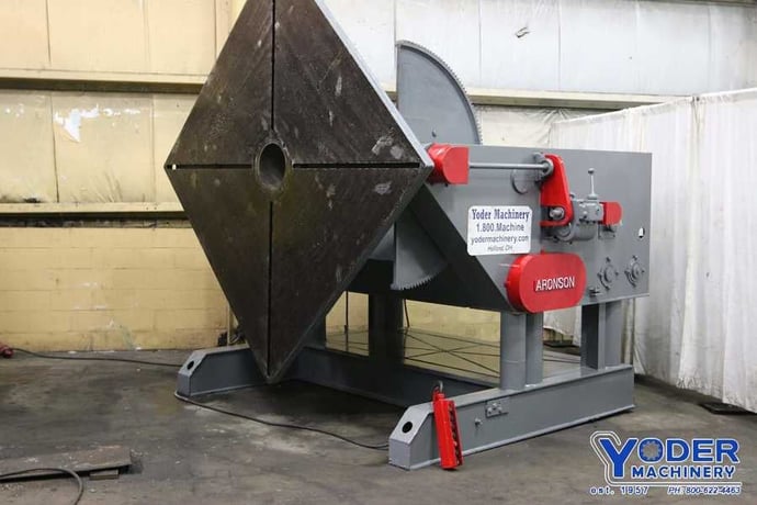 50000 lb. Aronson #GE-500, welding positioner, pendant control, 84" x 84" table, #67857 - Image 4