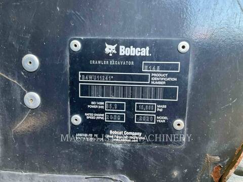 Bobcat E145, Excavator, 1400 hours, S/N: B4WU11241, 2020 - Image 6