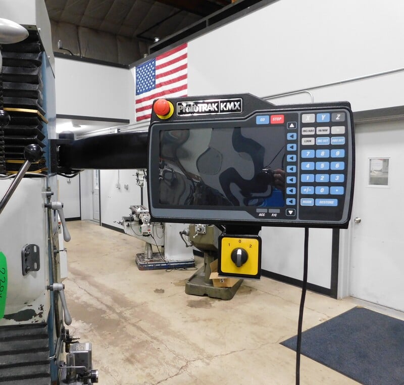 Trak #DPM3, CNC vertical bed mill, KMX control, power draw bar, scale feedback, automatic lubrication - Image 3