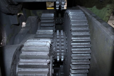 1" x 10' Roundo #PS360, 3-Roll Pyramid / Initial Pinch Hydraulic Plate Roll, 14.5" roll diameter, 40 HP, 1989 - Image 4