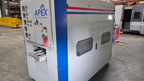 Apex #TSSB, Disc Sander, 6" max. work thickness, 12" conveyor width, 12" side heads, 16" top & bottom heads - Image 6